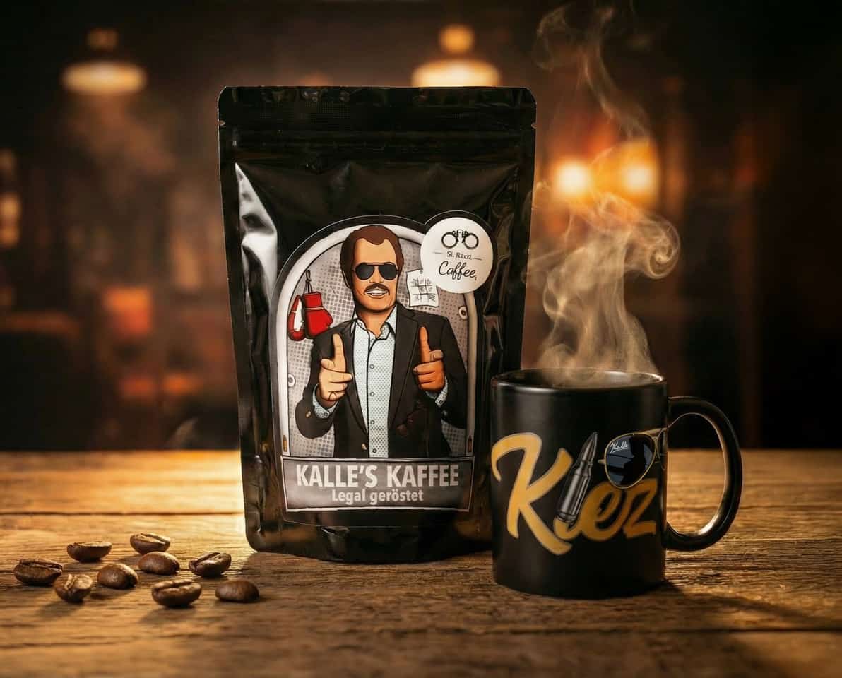 Kiez Kaffee Bundle mit Tasse im Bullet-Design – World of St. Pauli Hamburg
